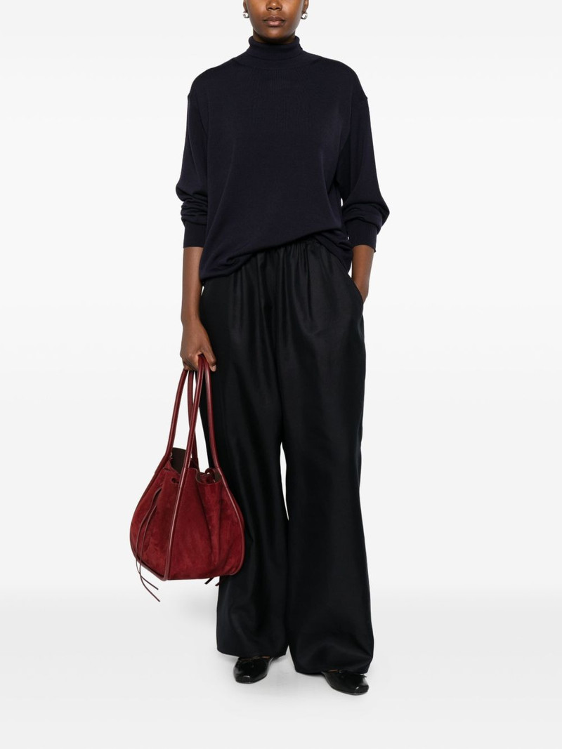SOFIE D'HOORE elastic-waist silk trousers outlook
