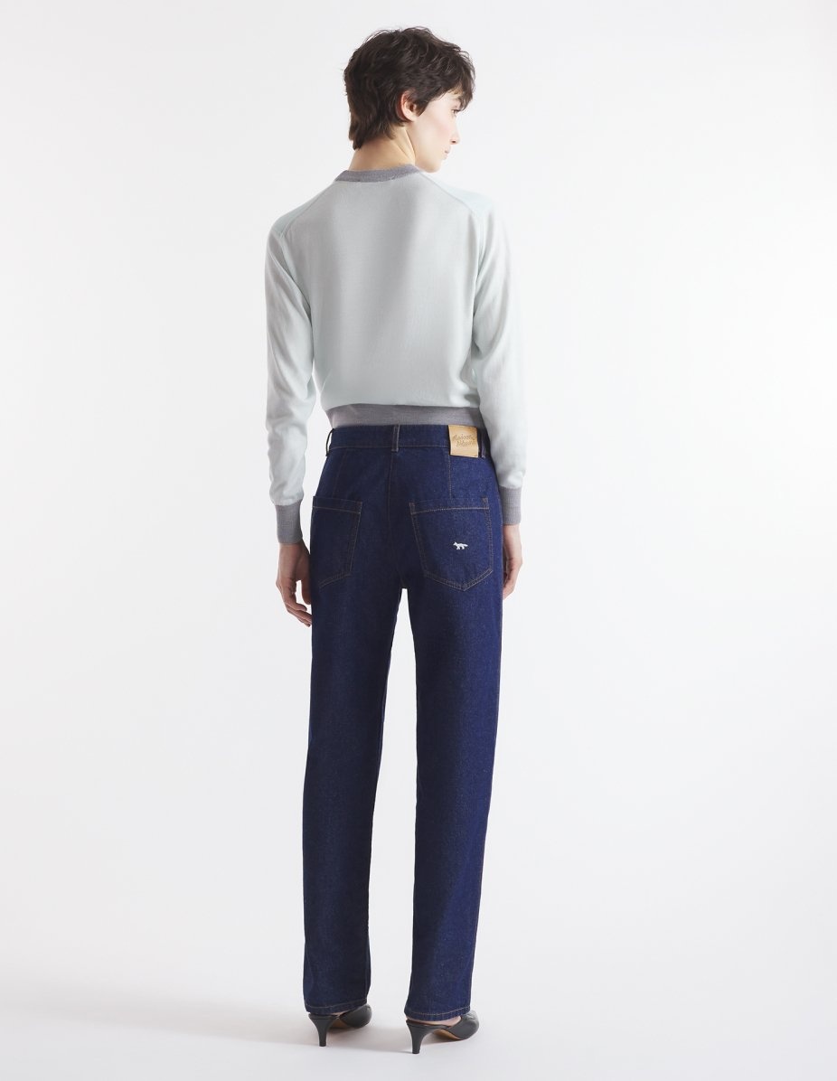 STRAIGHT DENIM JEANS - 4