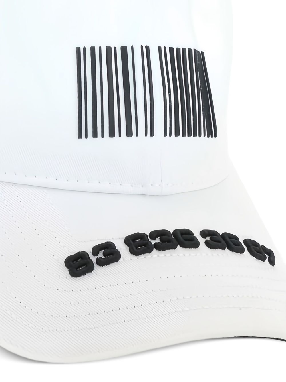 barcode-print cap - 4