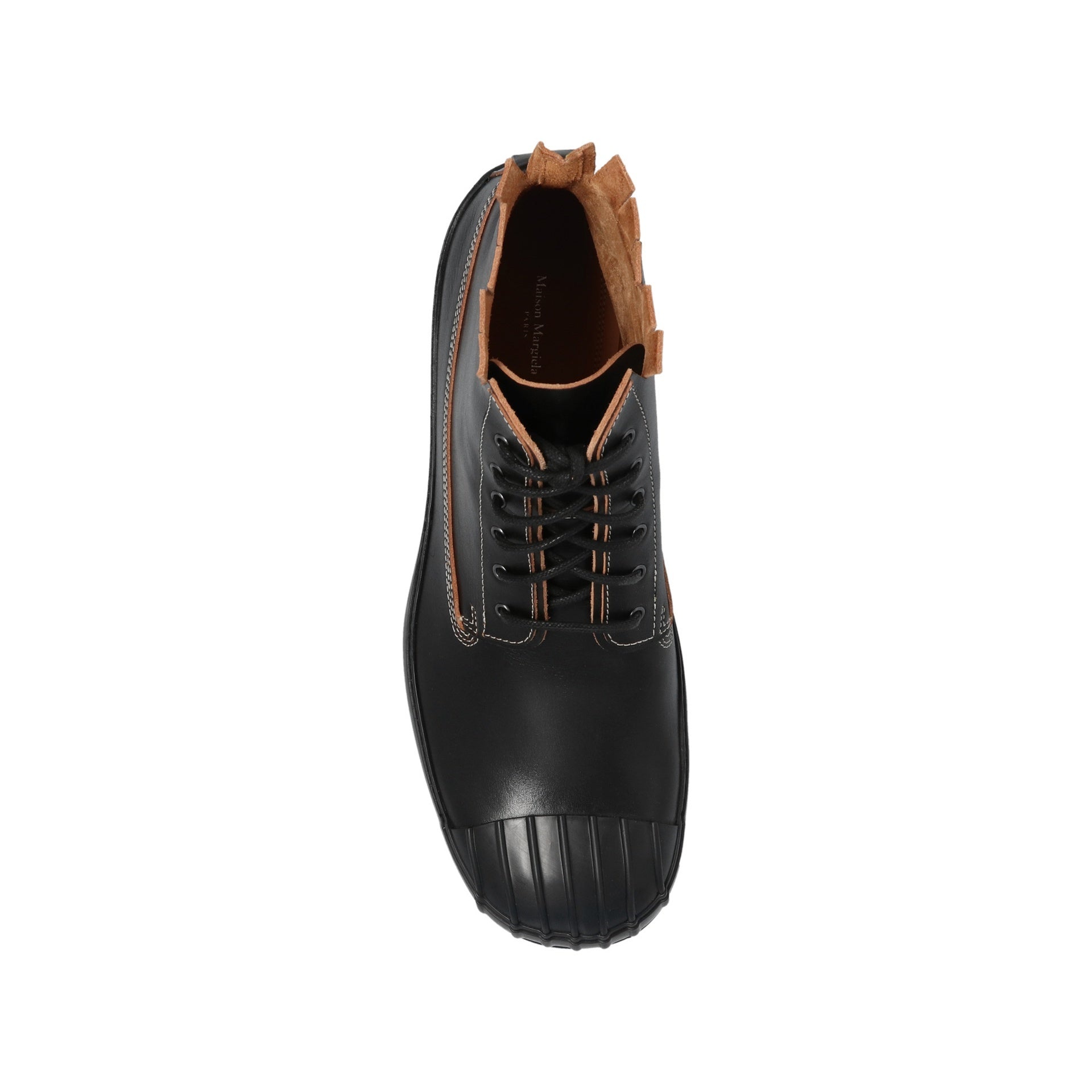 LEATHER HIGH-TOP SNEAKERS - 4