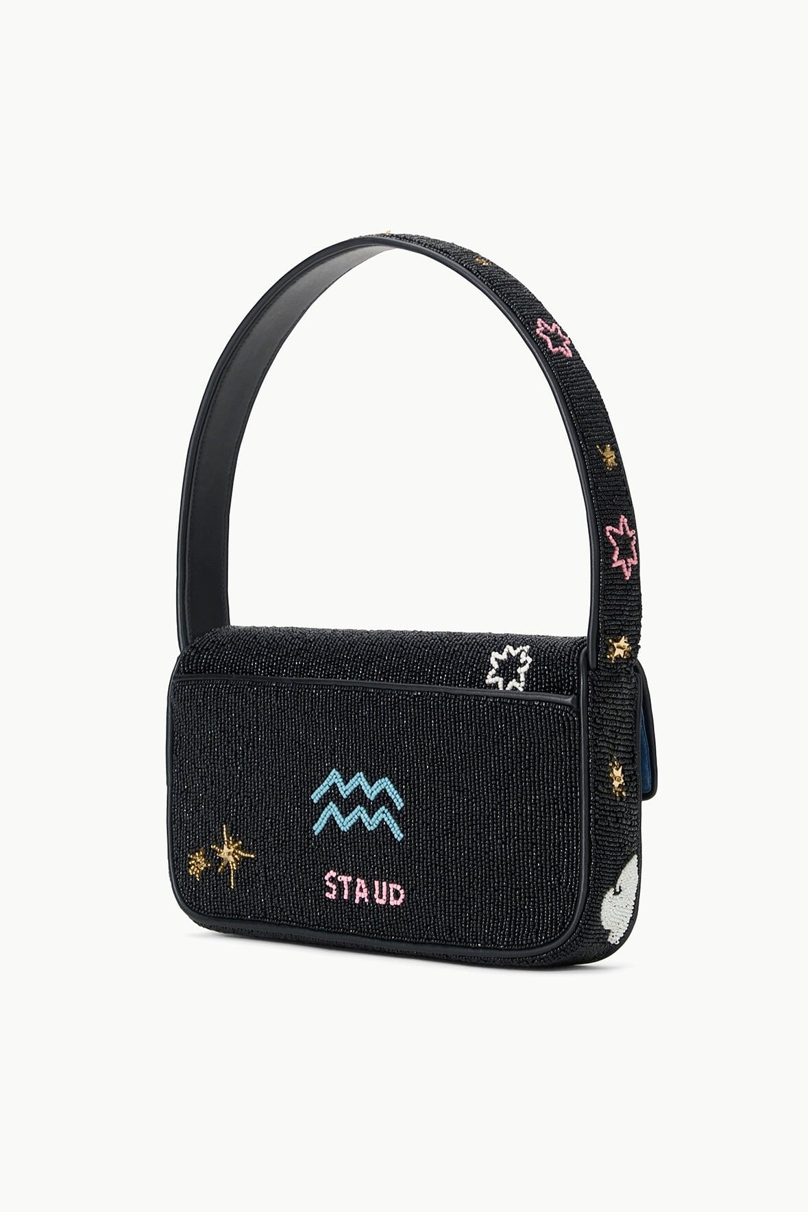 STAUD TOMMY BEADED BAG AQUARIUS - 5