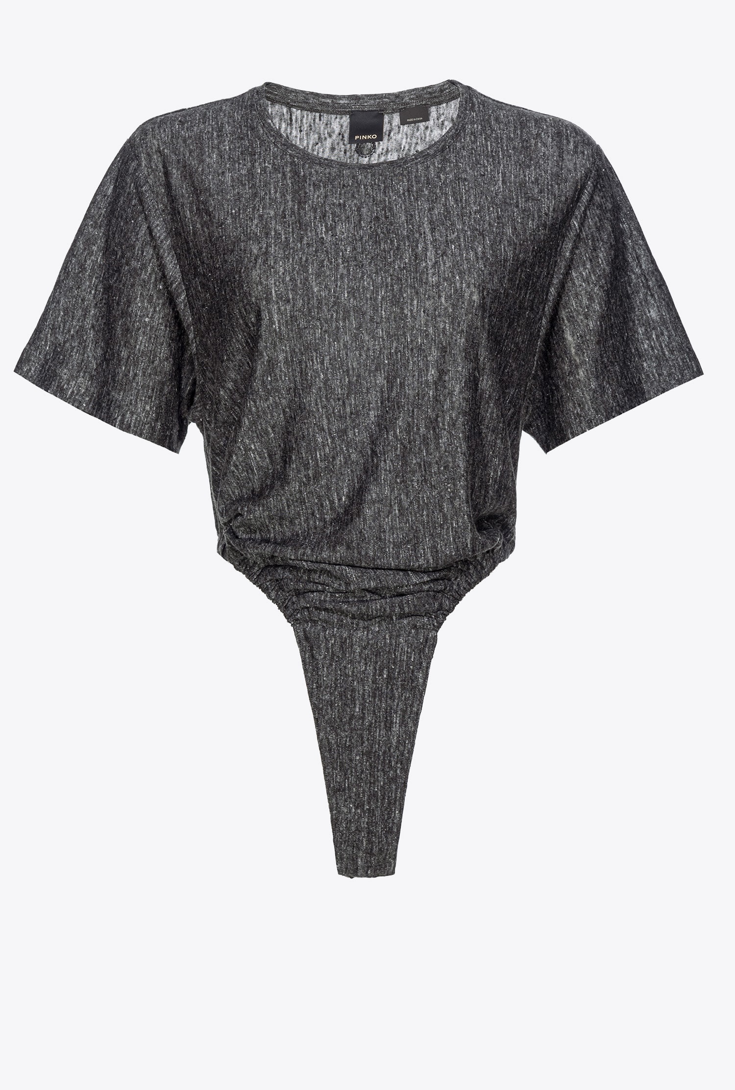 SLUB LINEN BODYSUIT - 1