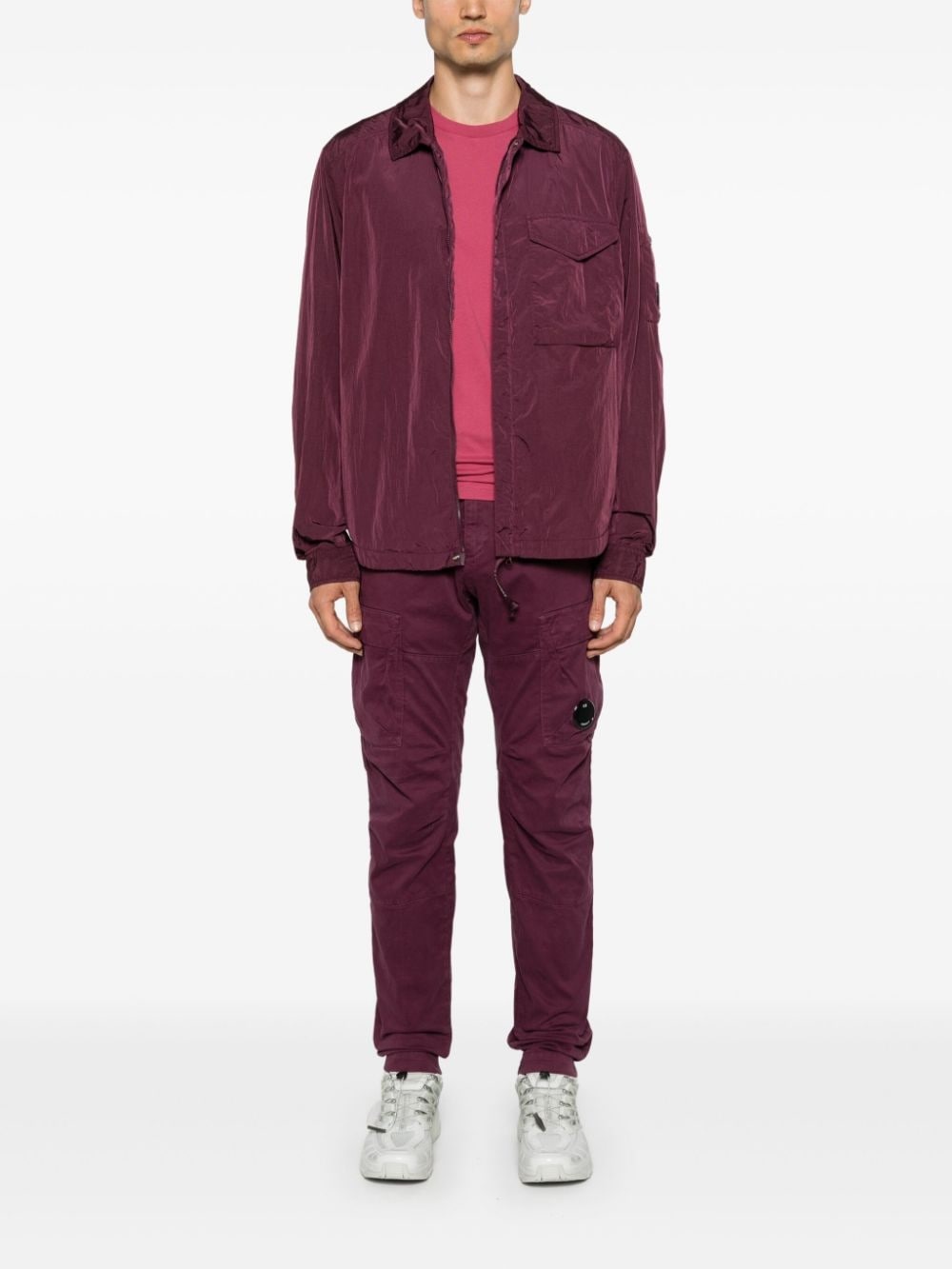Lens-detailed trousers - 2