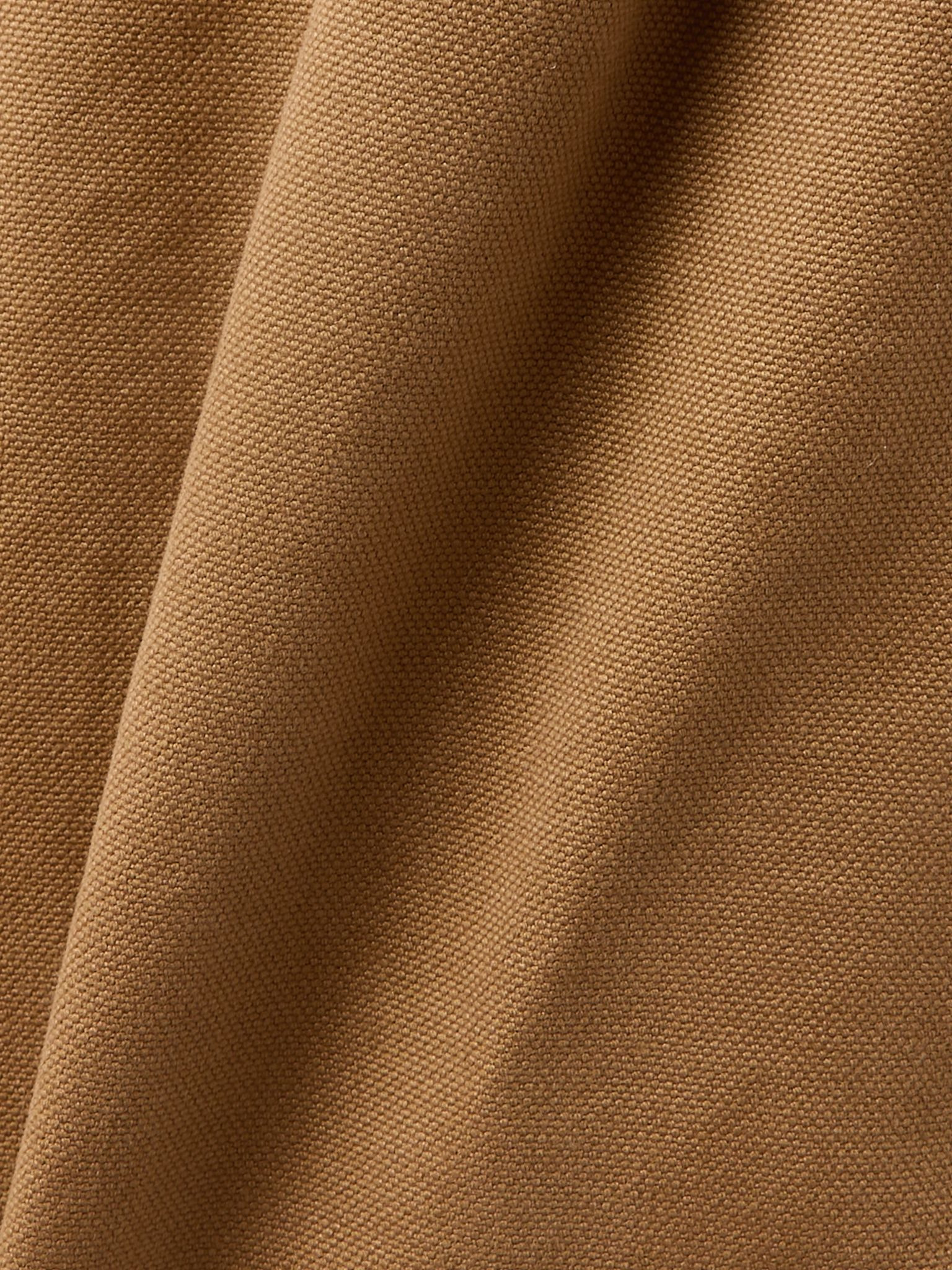 Pleated garment-dyed cotton-canvas straight-leg pants Brown - 5