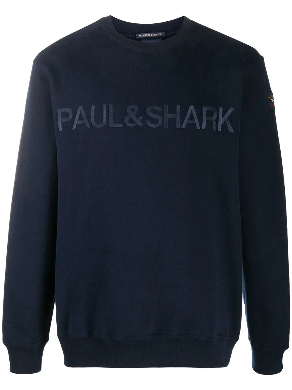 embroidered logo sweatshirt - 1