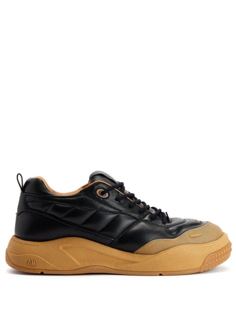 Ami 1509 panelled sneakers 1