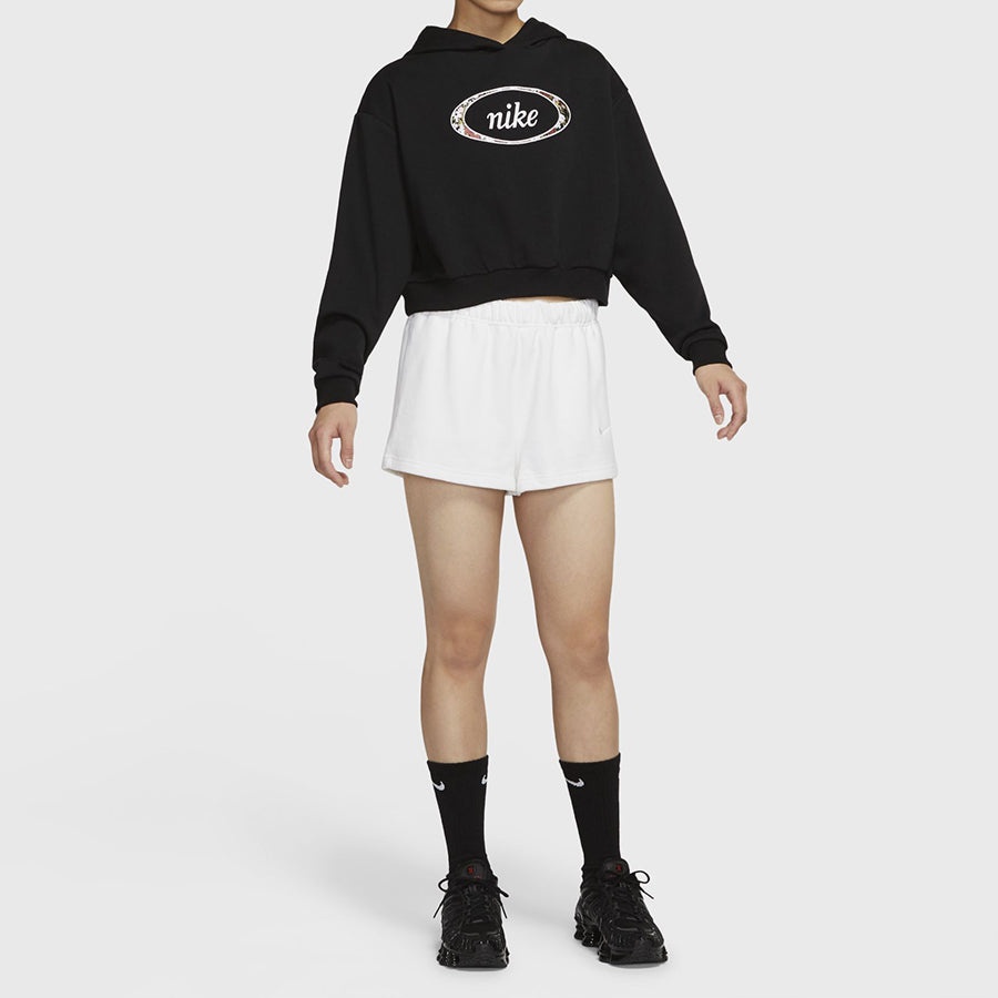 (WMNS) Nike Sportswear Hoodie Black CV1871-010 - 5