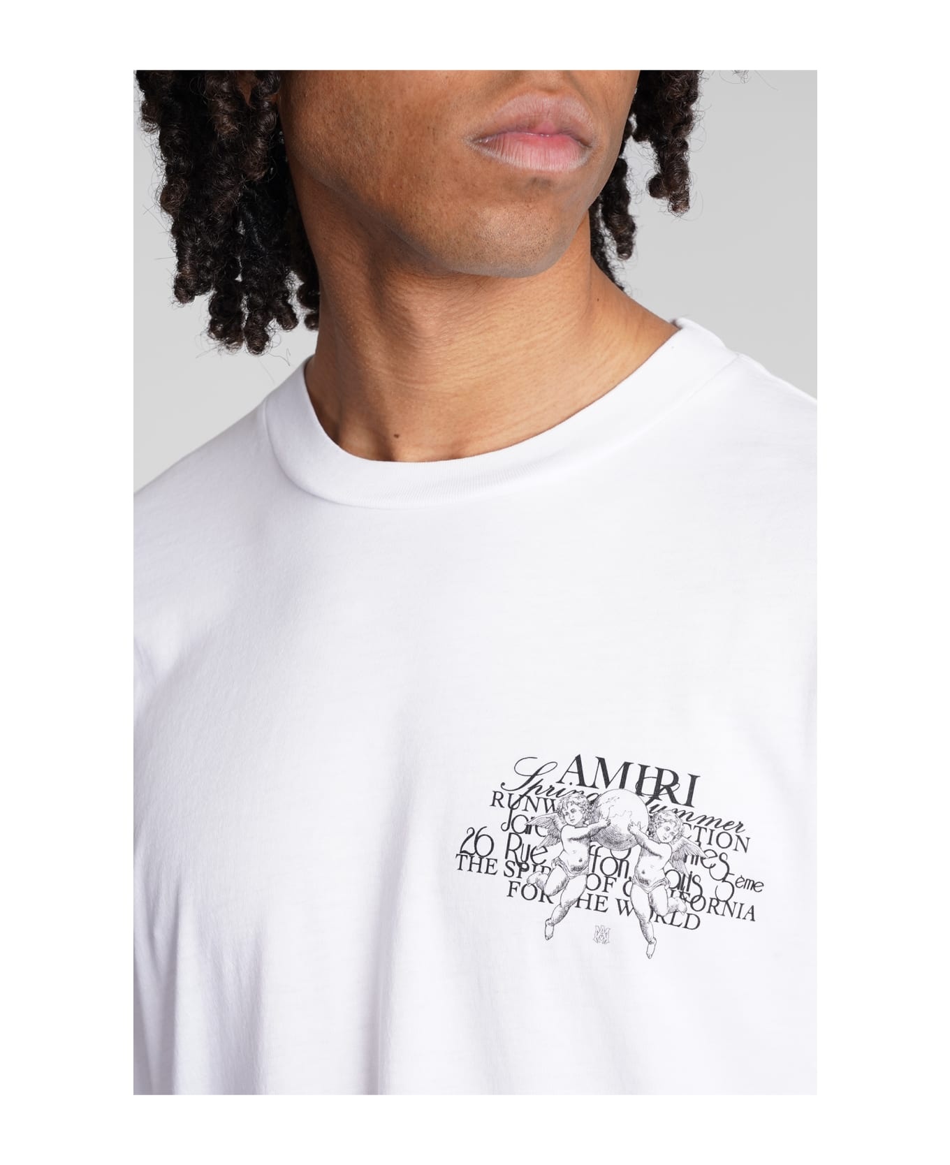 T-shirt In White Cotton - 5