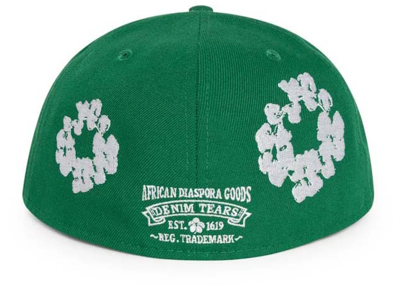 Denim Tears New Era Cotton Wreath 59/50 Cap Green - 2