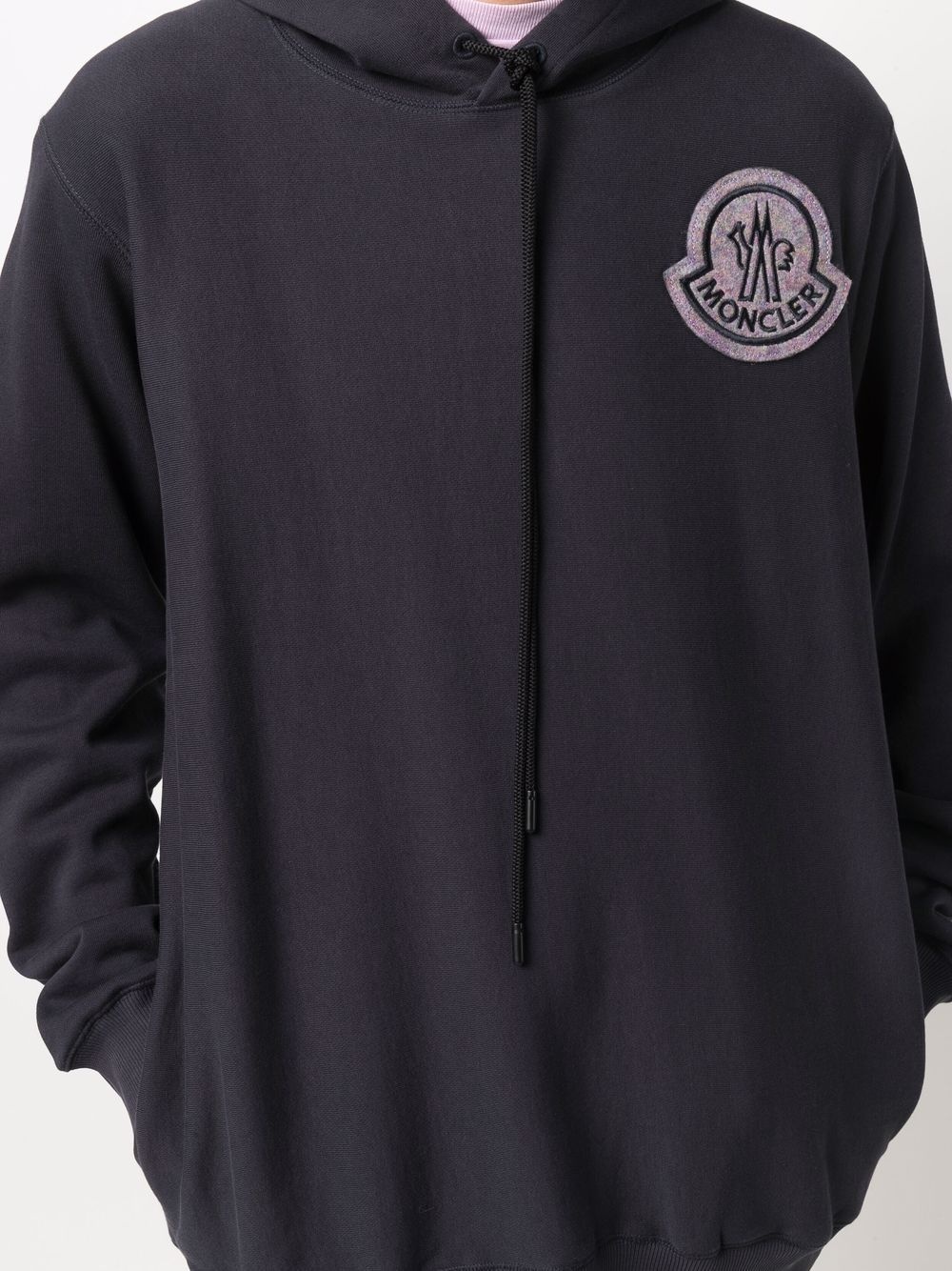 2 Moncler 1952 logo-patch hoodie - 5