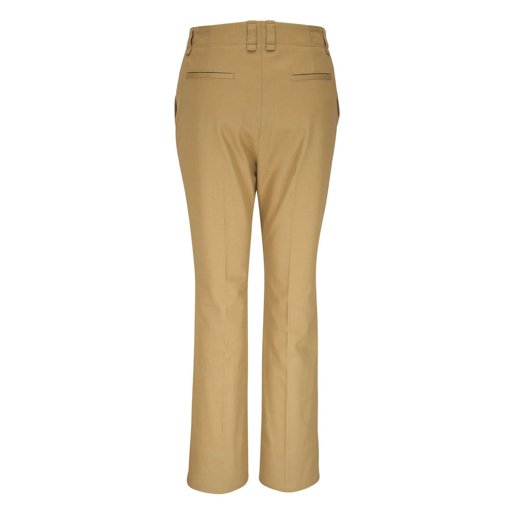 Saint Laurent Neutrals Trousers - Straight Trousers Women - 5