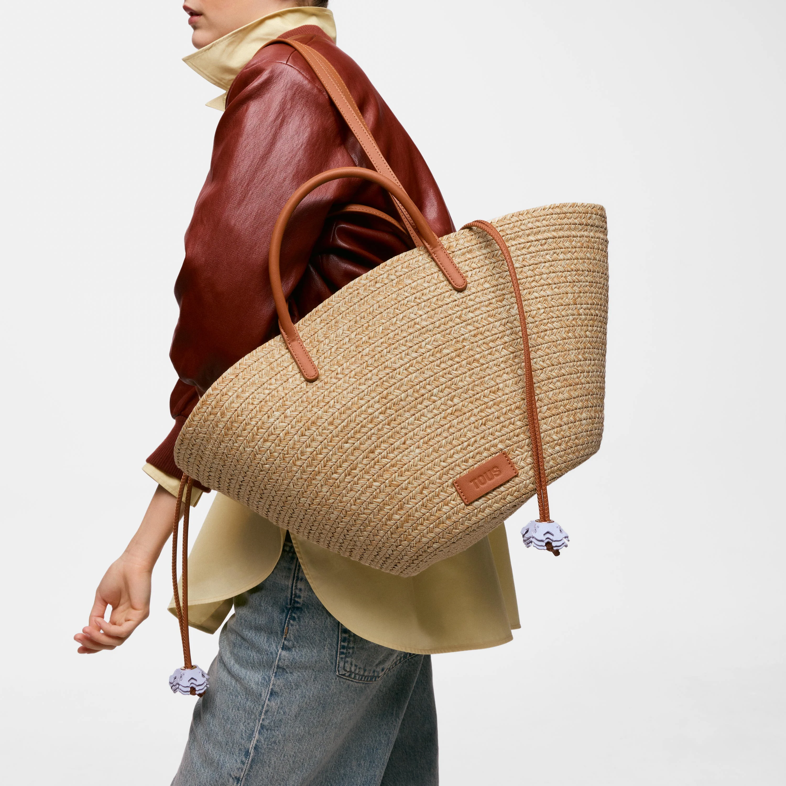 Large natural-colored Tote bag TOUS Summer Holidays - 1