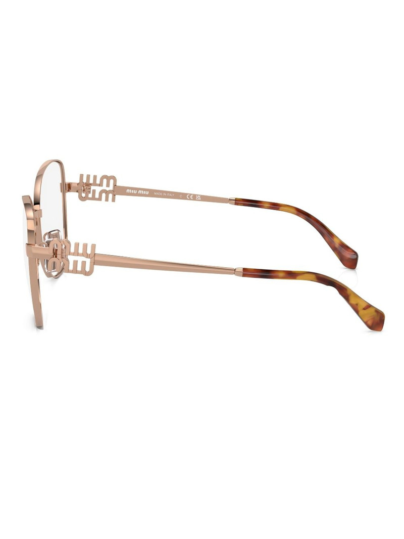 cat-eye metal frame glasses 3