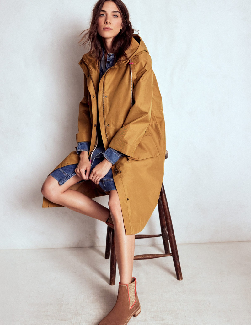 Longline Rain Mac-Hazelnut Brown 5