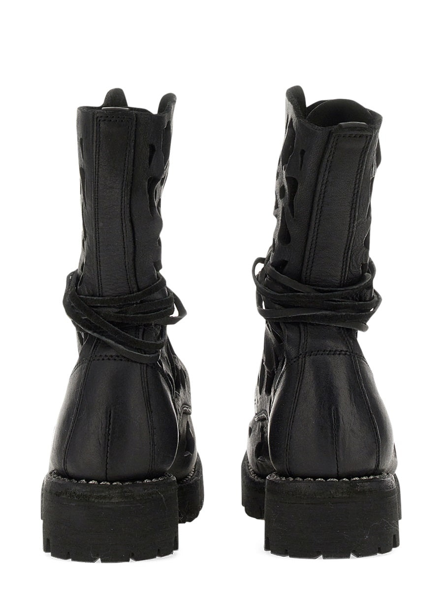 Guidi Women Ankle Boot With Cut Out Details - 3