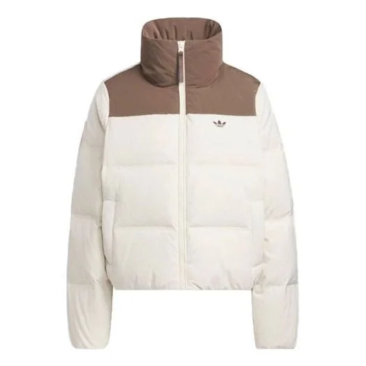 (WMNS) adidas Short Down Jacket 'White' IU4813 - 1