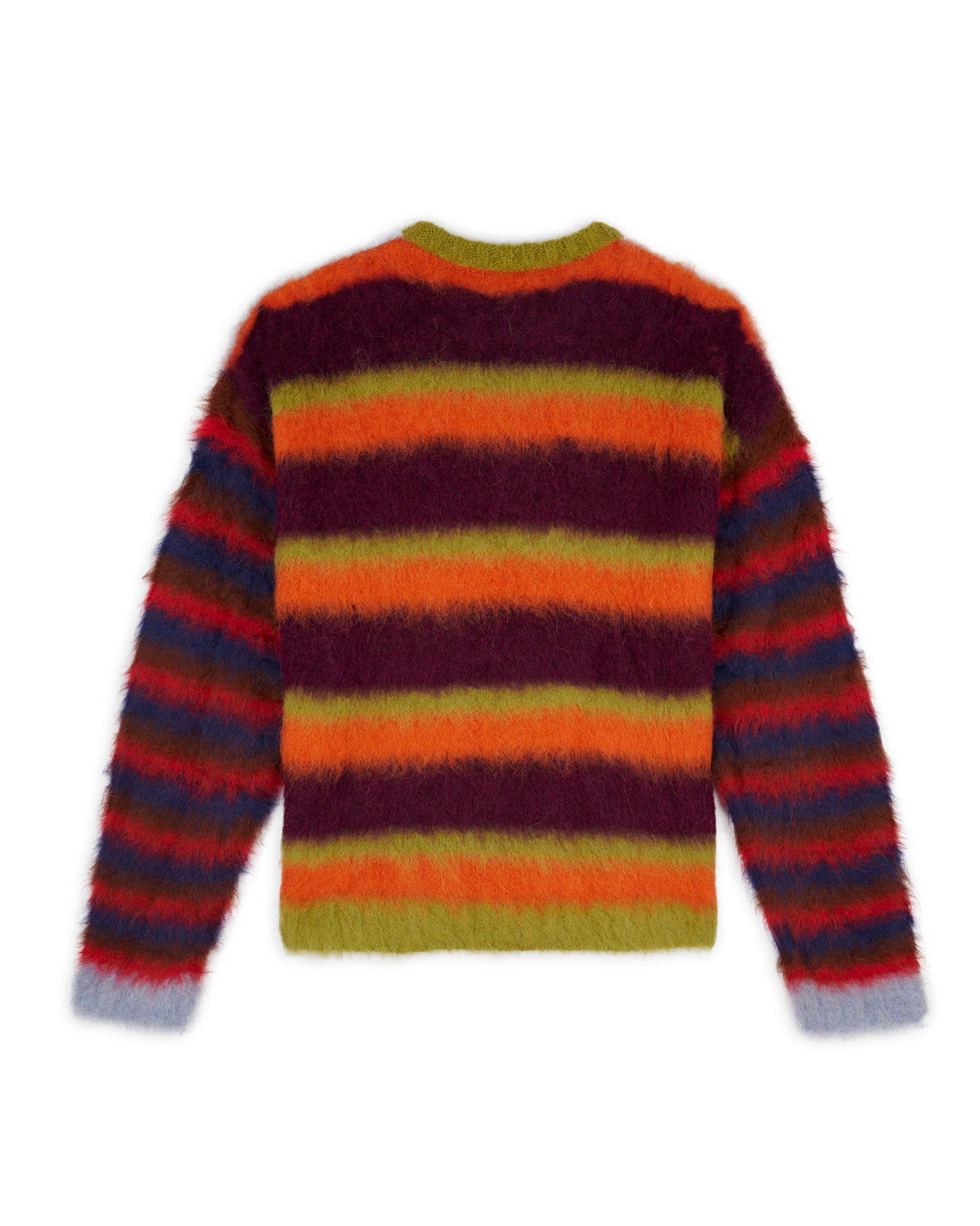 Blurry Lines Alpaca Crewneck Sweater - Multi - 2