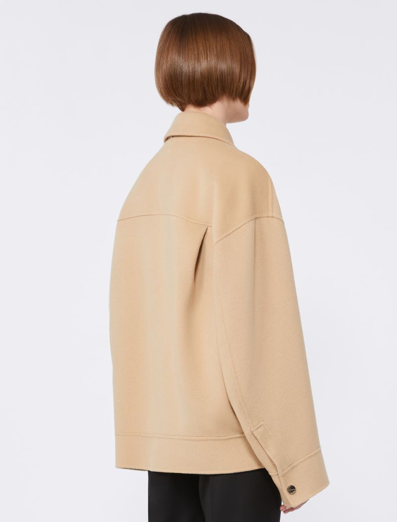 Double-faced wool pea coat - 4
