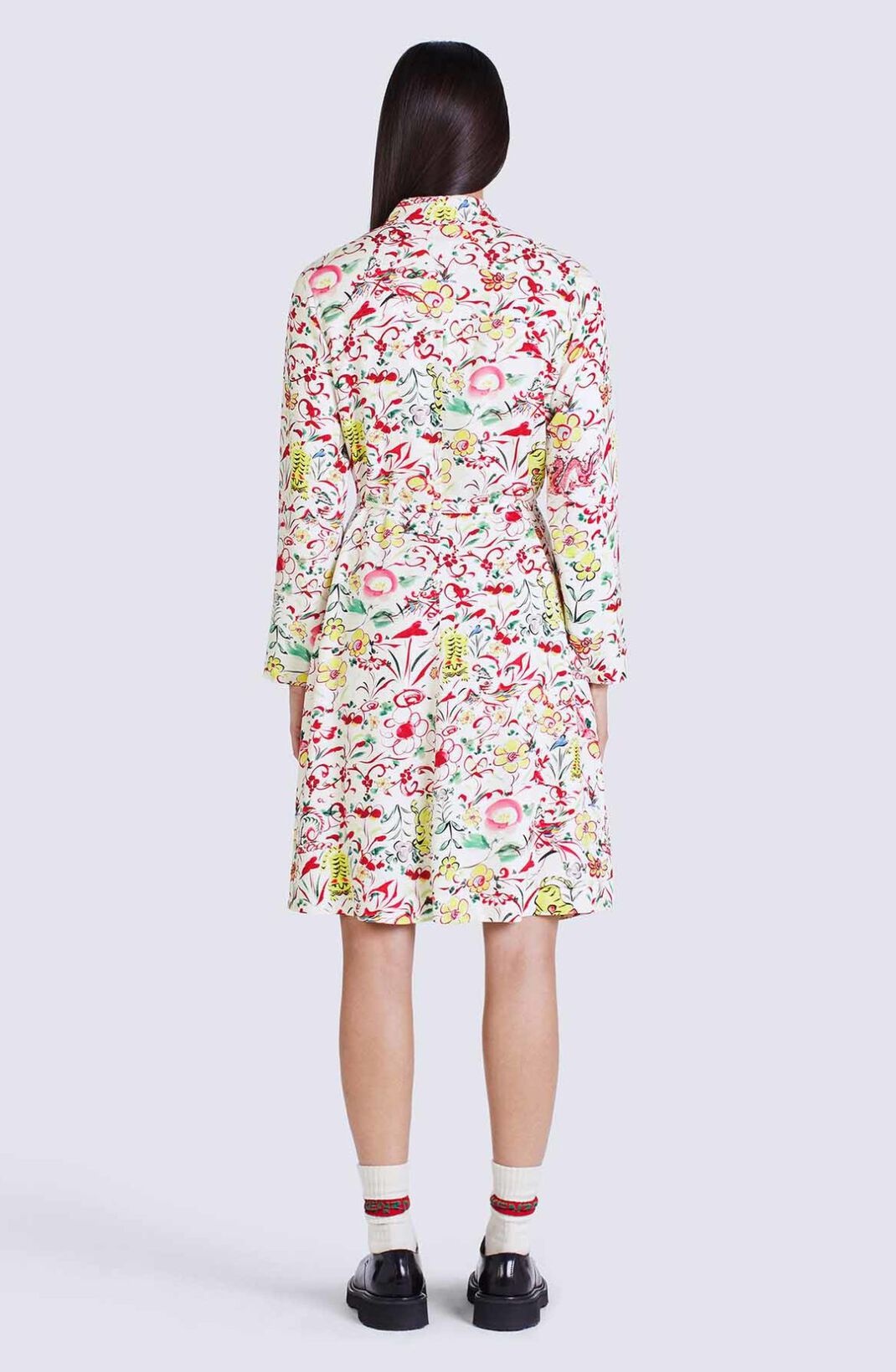 'Akae Tiger' shirt dress - 3