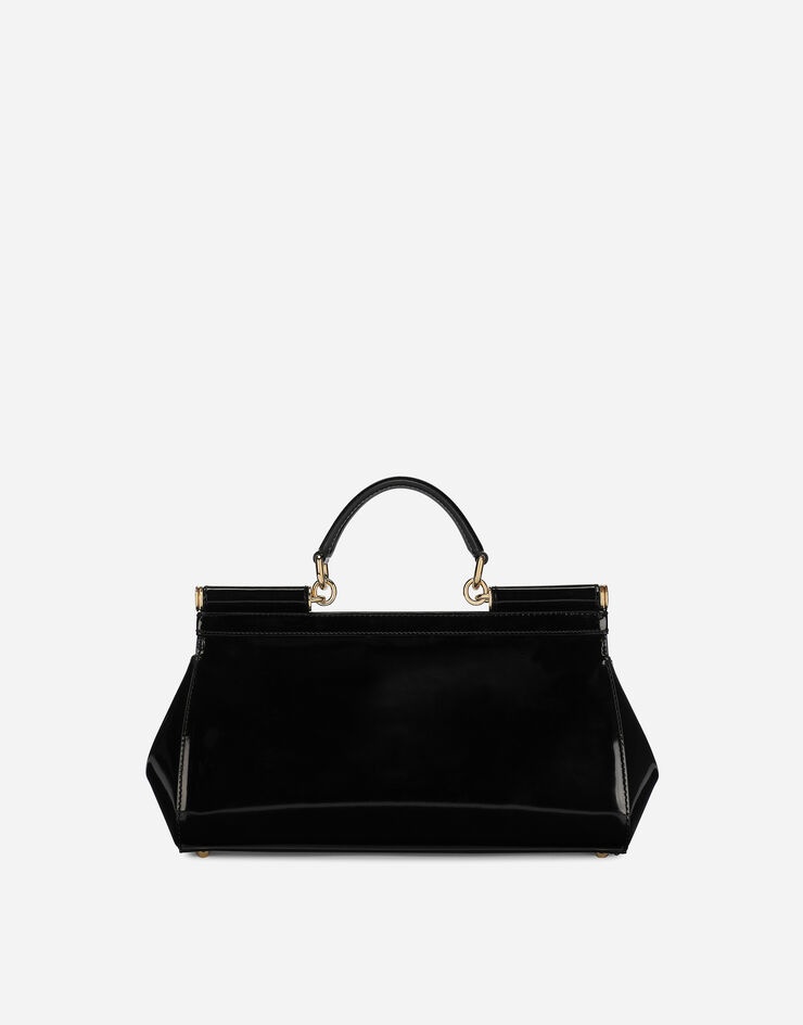 Medium Sicily bag in polished calfskin - 4