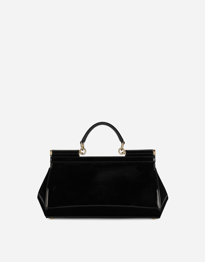 Medium Sicily bag in polished calfskin 4