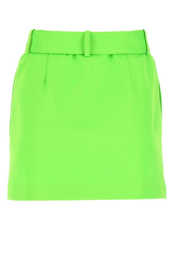 high-waisted belted miniskirt - 4
