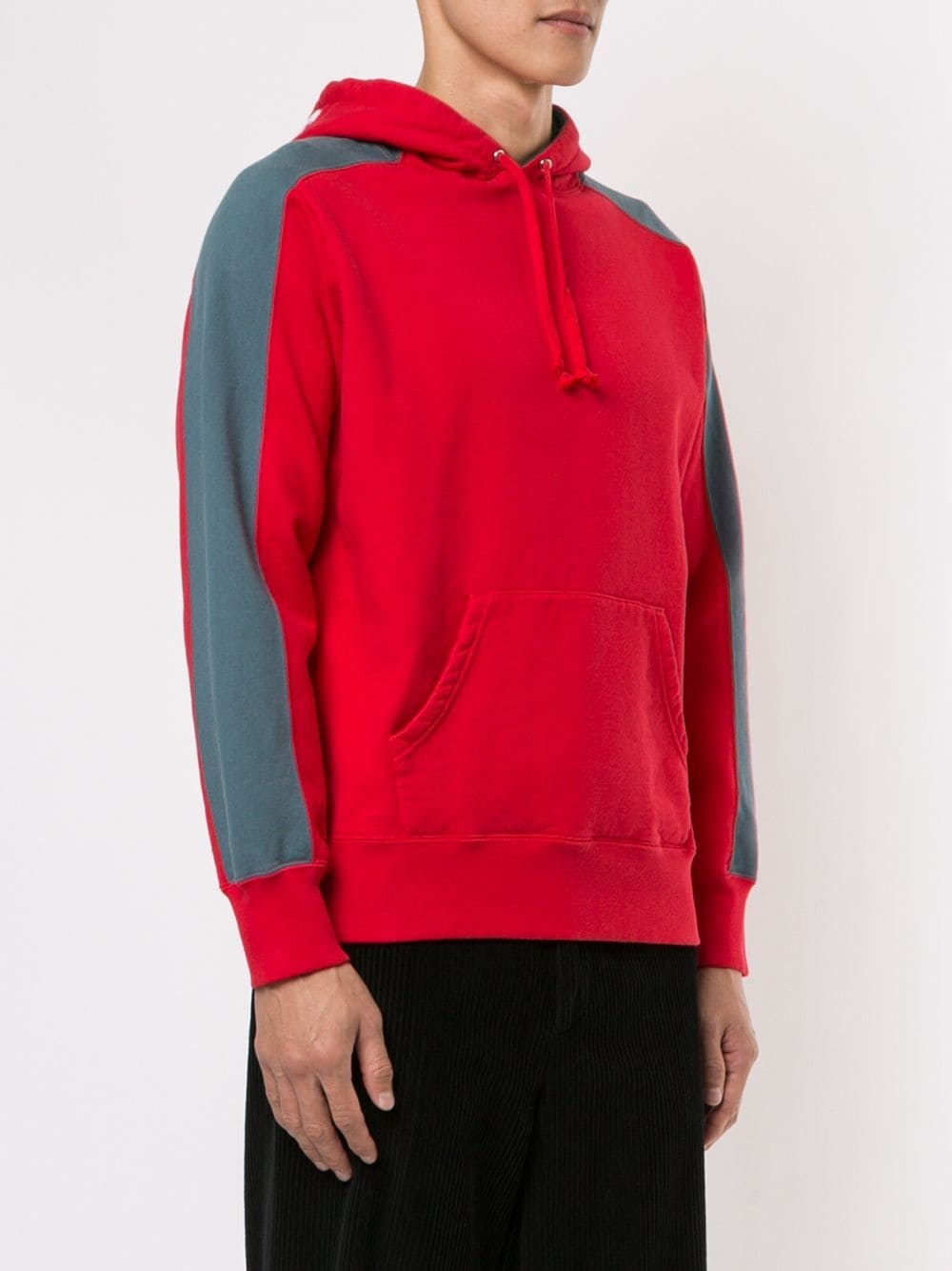 panelled hoodie - 3