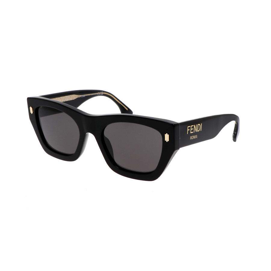 Fendi Grey Square Ladies Sunglasses FE40100I 01A 53 - 1