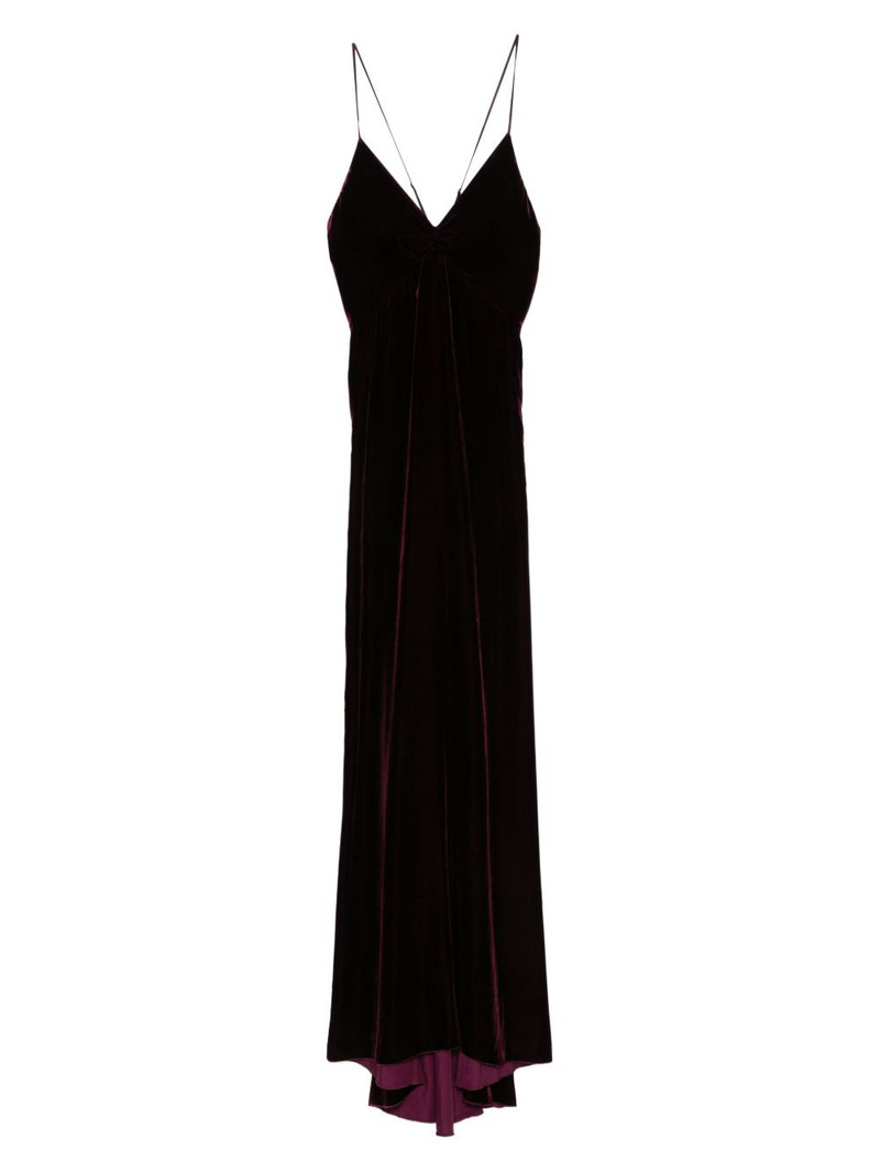 v-neck maxi dress 1