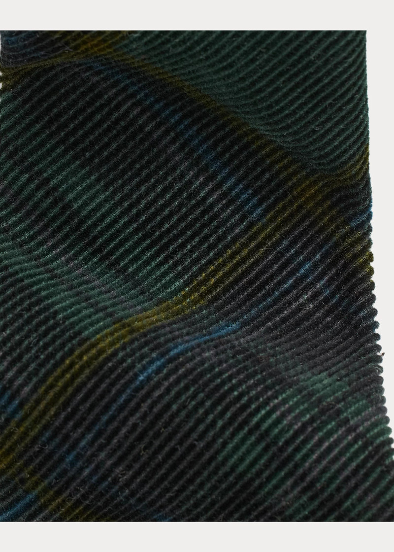 Handmade Plaid Corduroy Tie 3