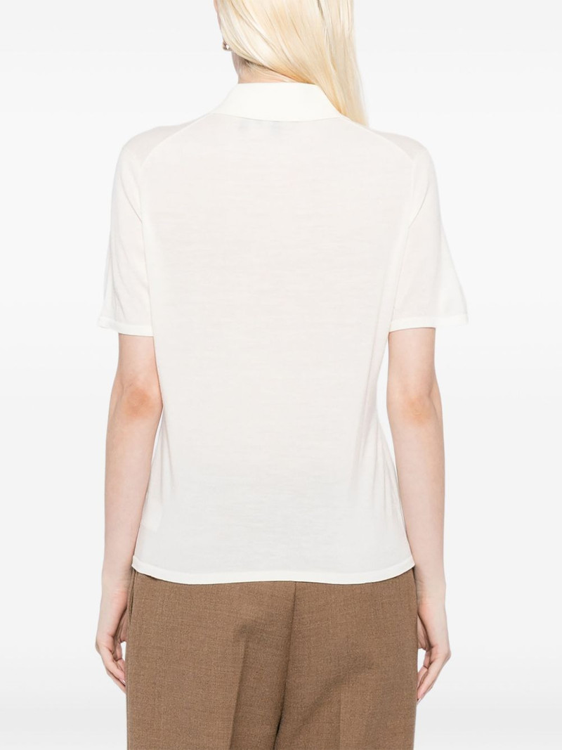short-sleeved knitted polo shirt 4