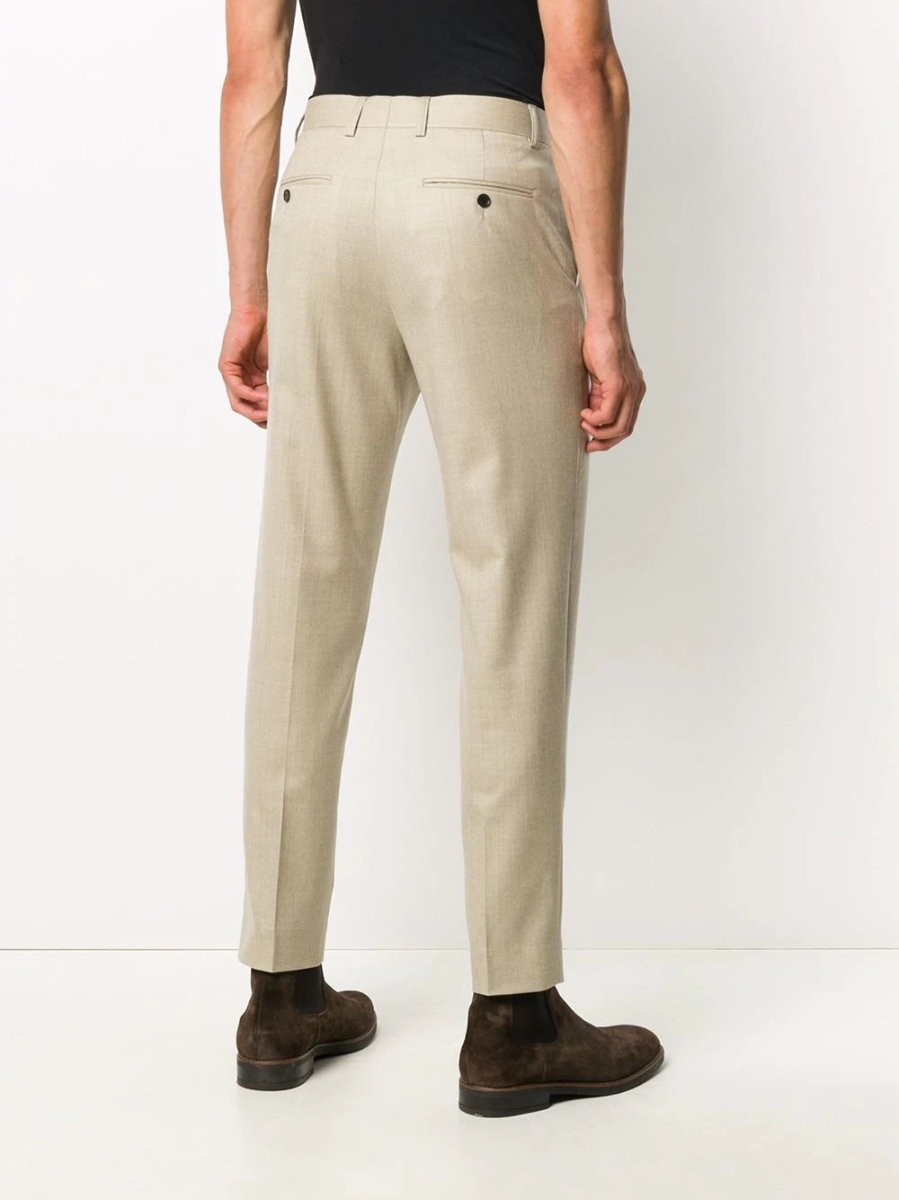 slim-fit tailored trousers - 4