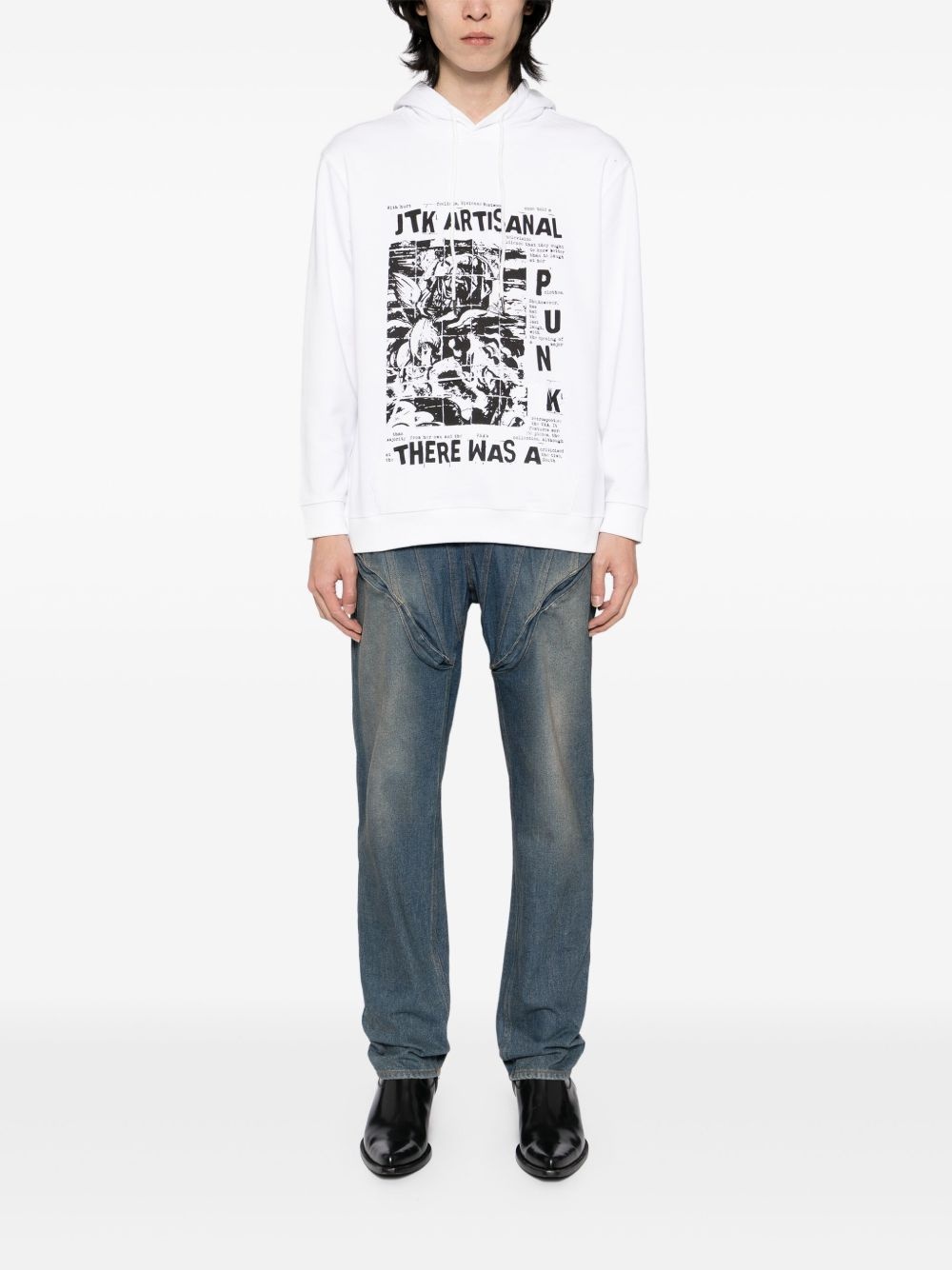 "There Was A Punk" hoodie - 2