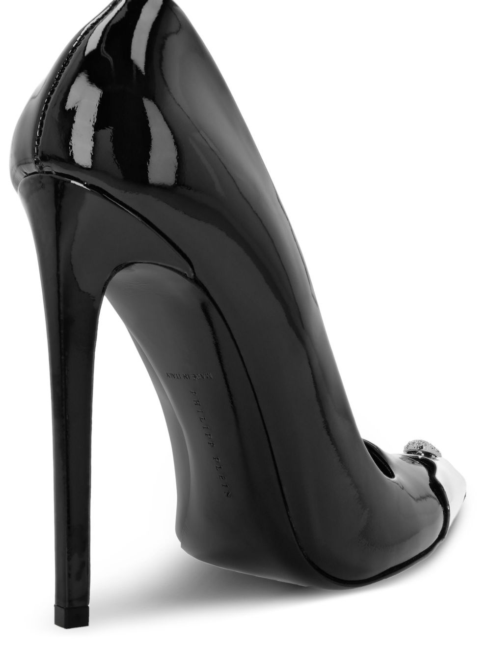 120mm patent pointed-toe pumps - 3