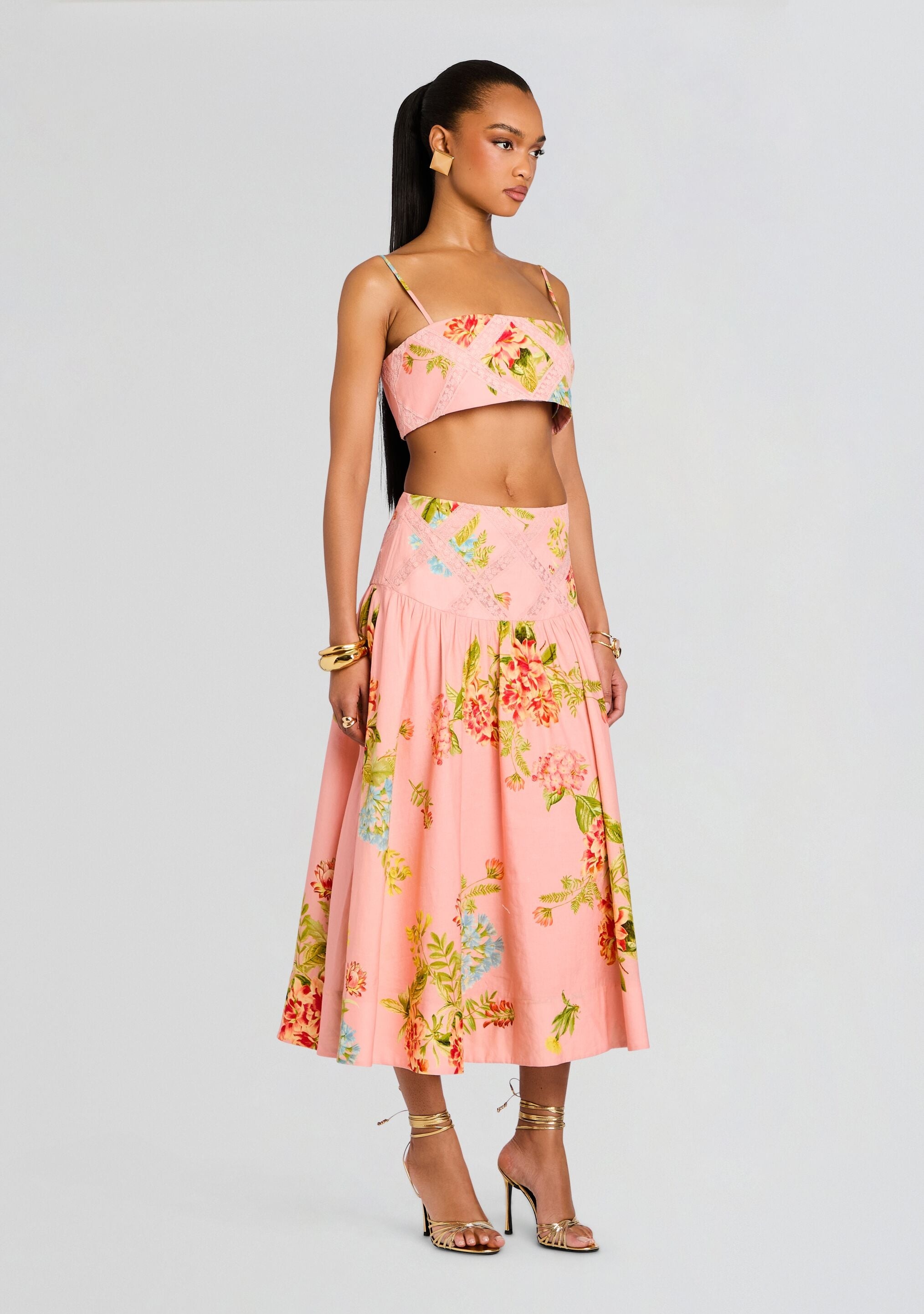 DHUN MIDI SKIRT - 3