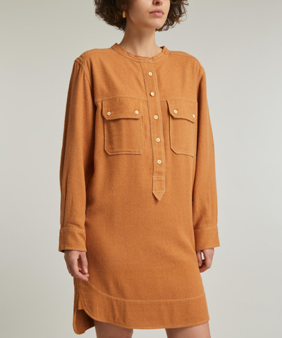 Isabel Marant Étoile Venoya Woven Silk Mini-Dress outlook