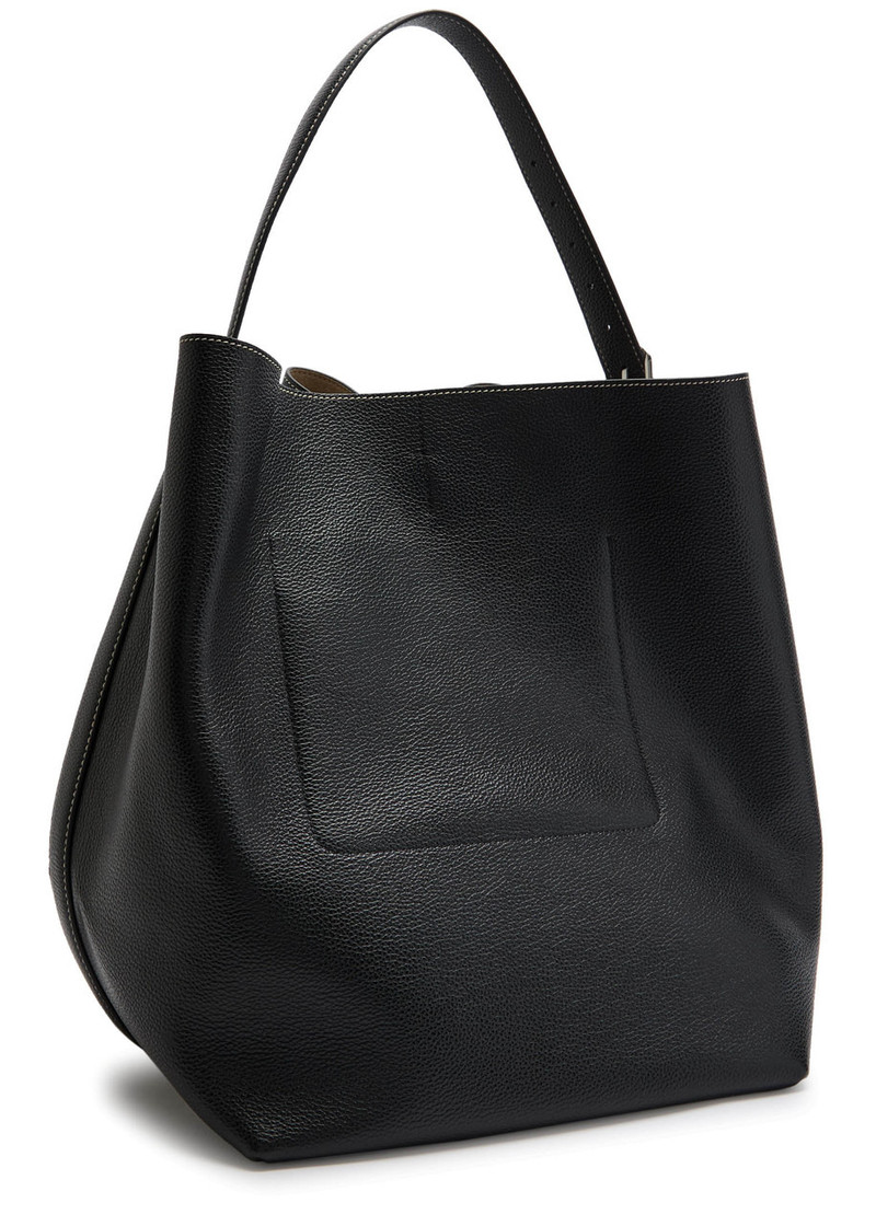 TOTEME Toteme Belted Grained Leather Tote outlook