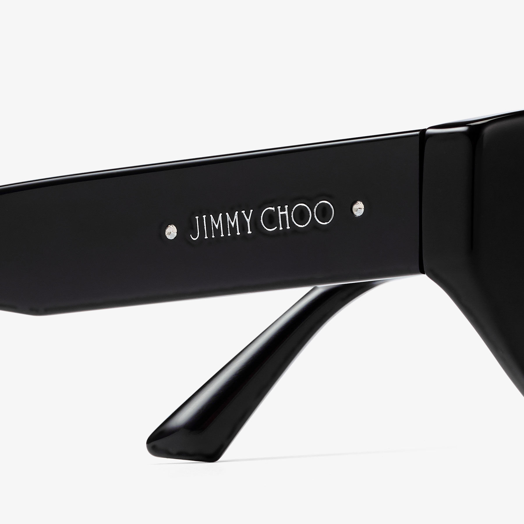Leyla 
Black Cat Eye Sunglasses - 2