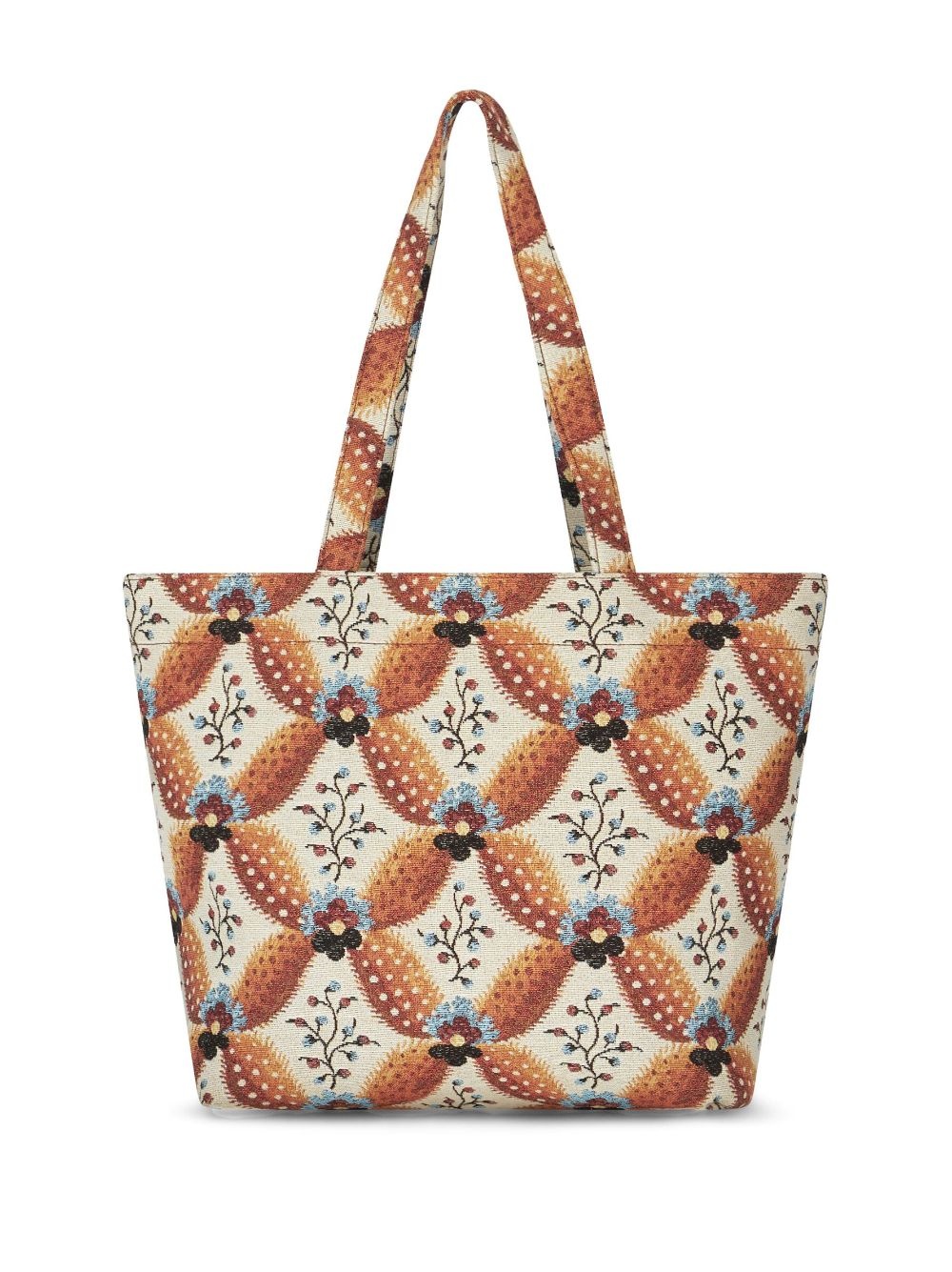 medium Floralia-print jacquard tote bag - 3