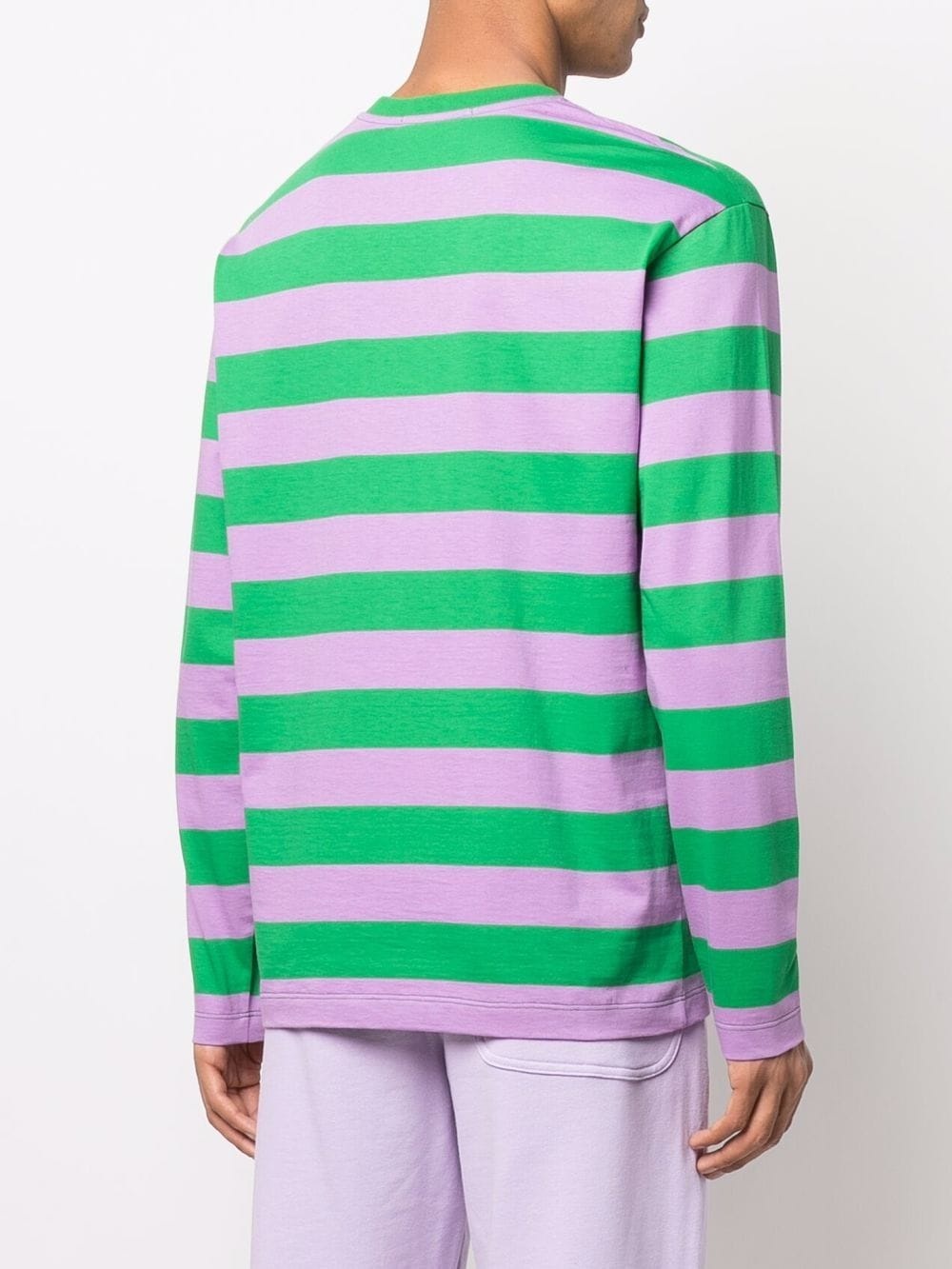 striped long-sleeve T-shirt - 4