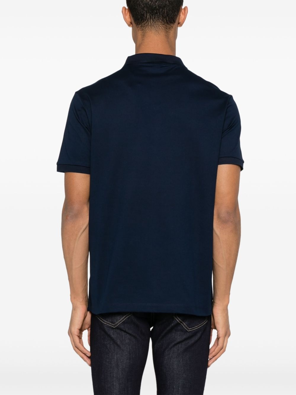 piqué cotton polo shirt - 3