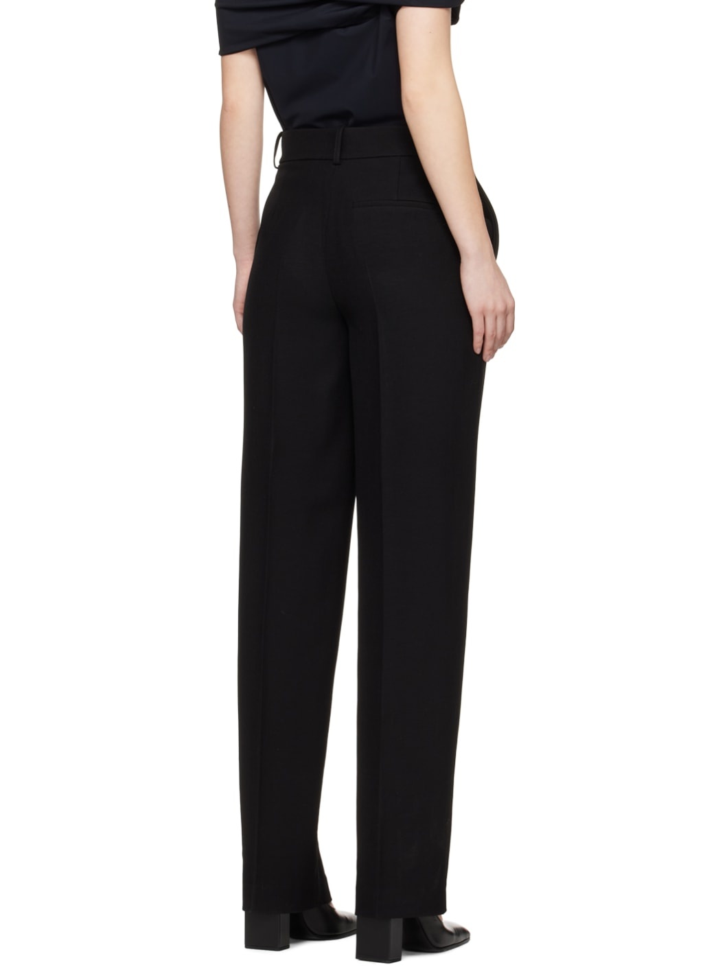 Black Tailored Trousers - 3