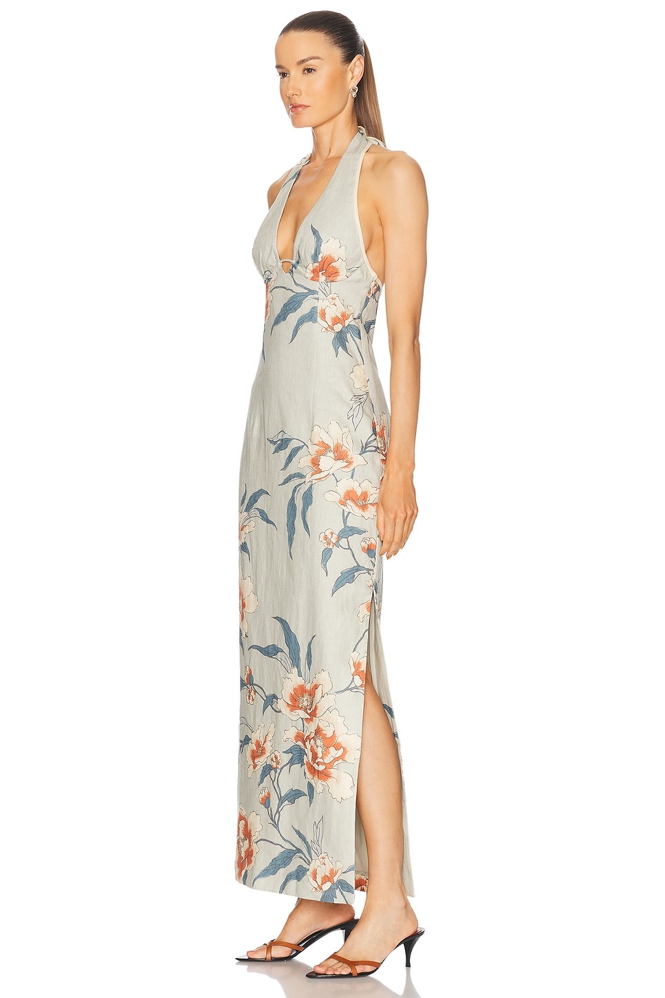 Roisin Halter Midi Dress - 3