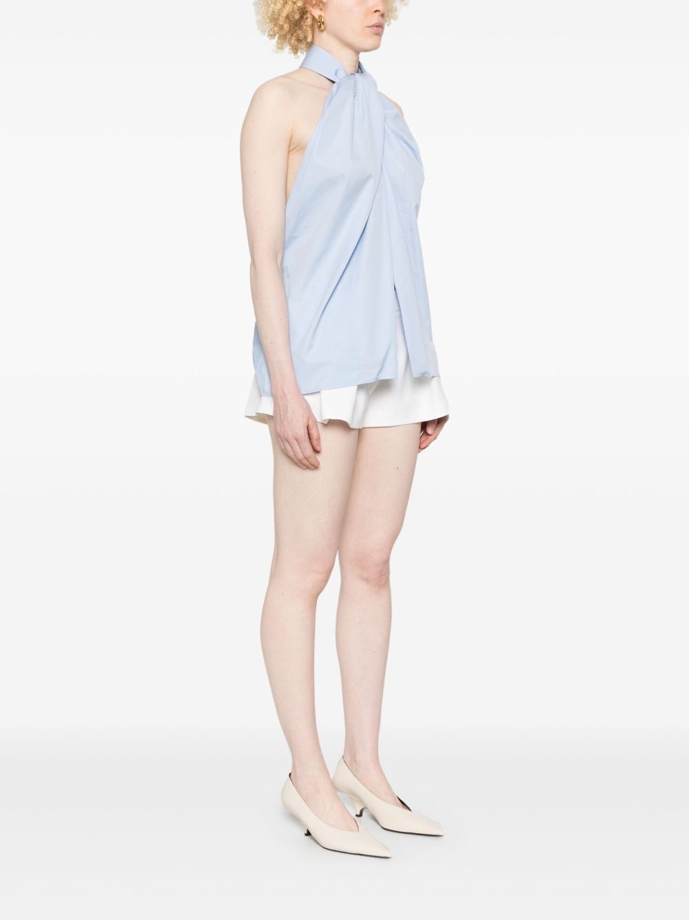 halterneck sleeveless top - 3