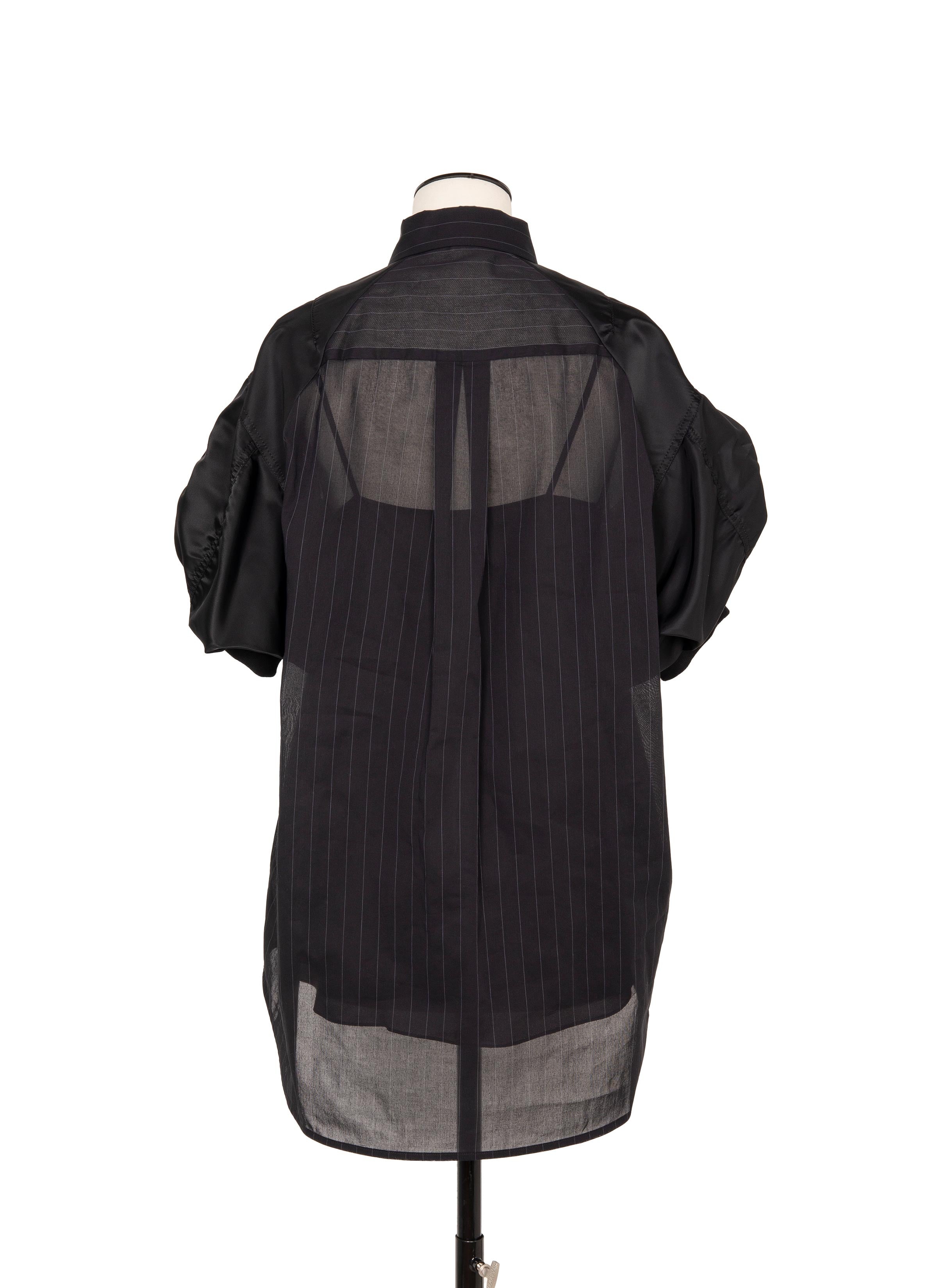 High Twist Voile x Nylon Twill Dress - 4