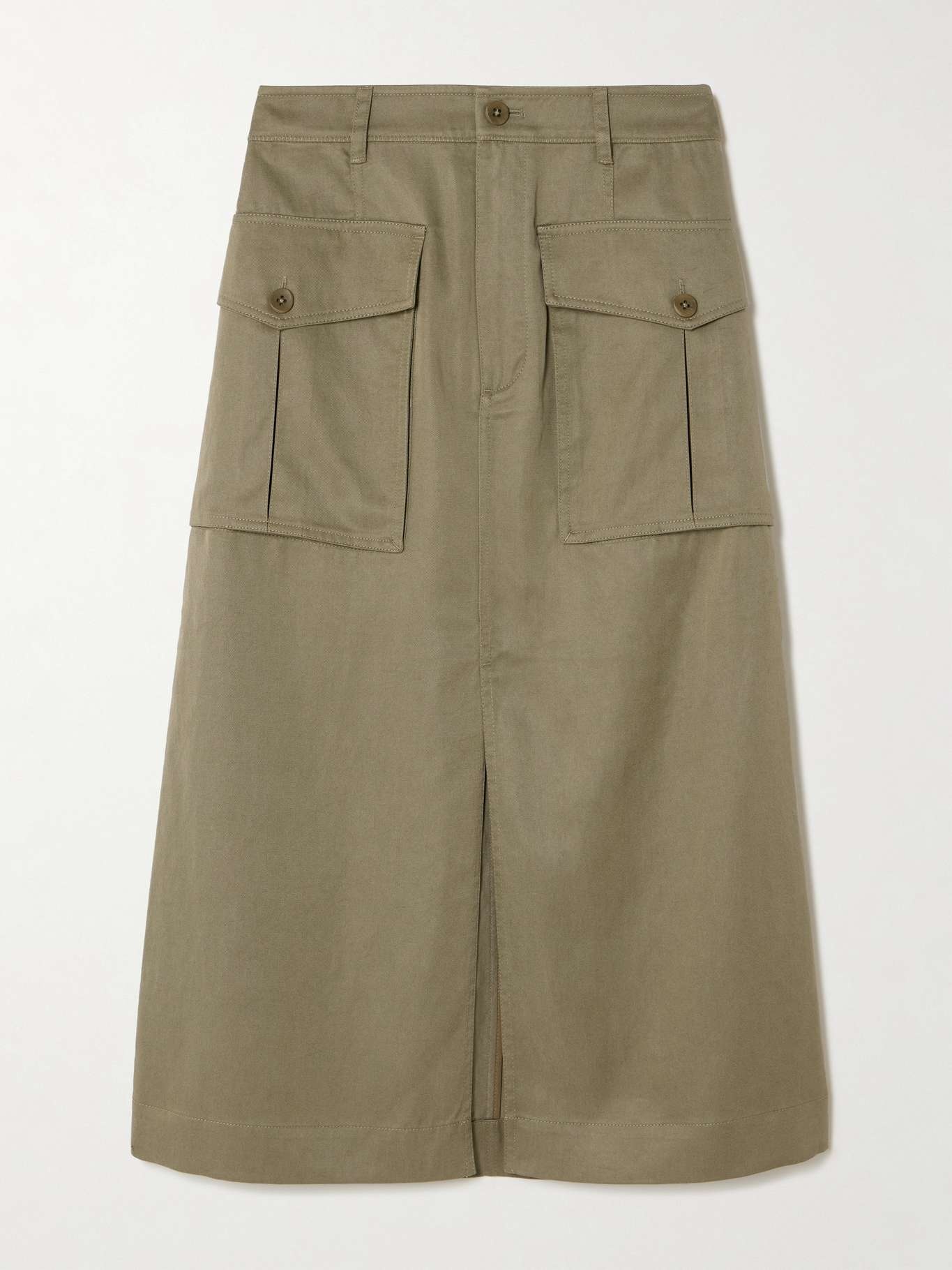 Veria twill midi skirt - 1