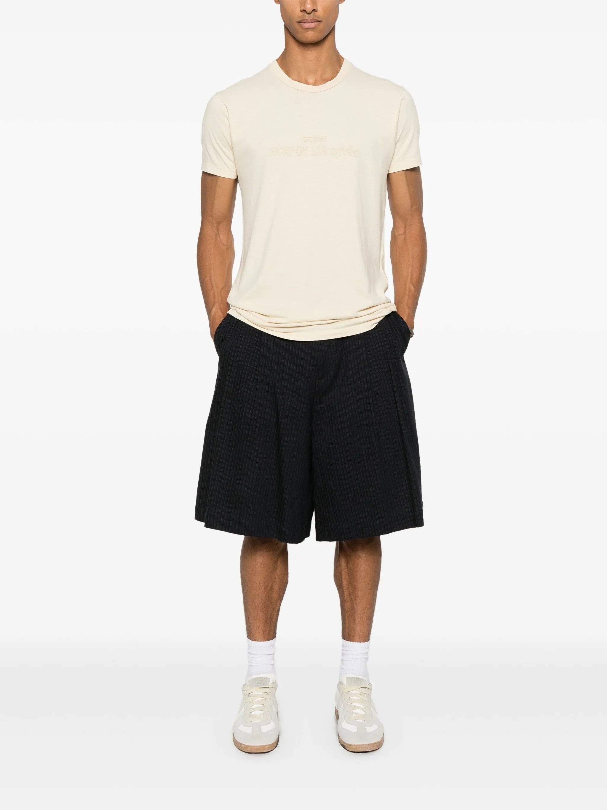 Logo-embroidered T-shirt - 5