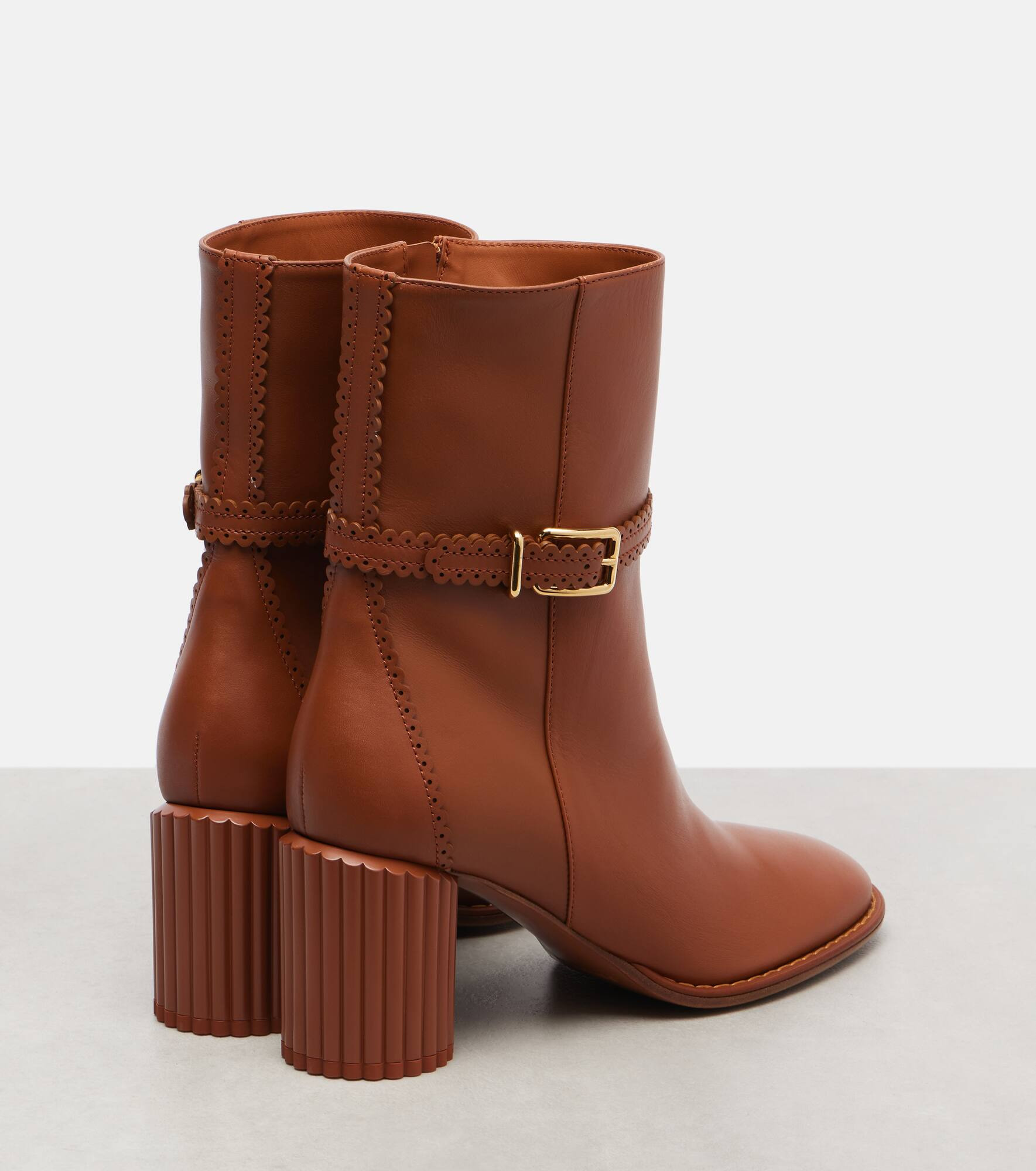 Eddie 70 leather ankle boots - 2