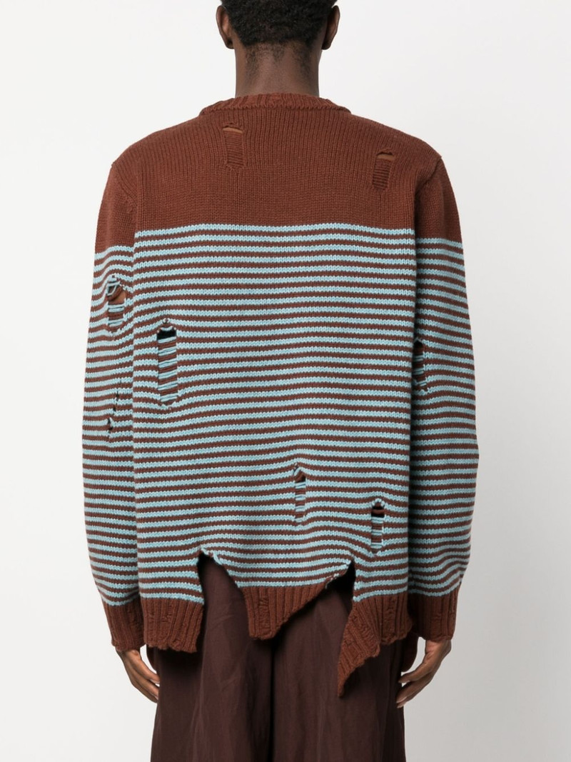 distressed striped jumper 5
