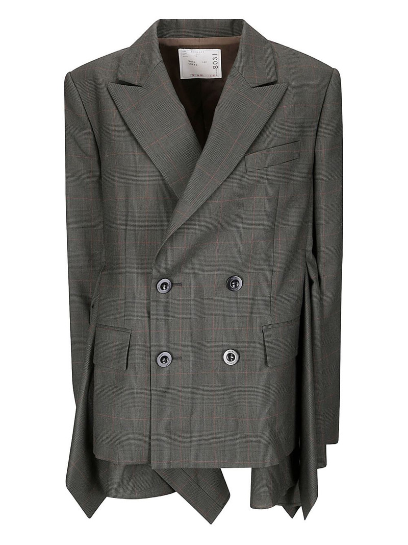 double-breasted checked-pattern blazer 1